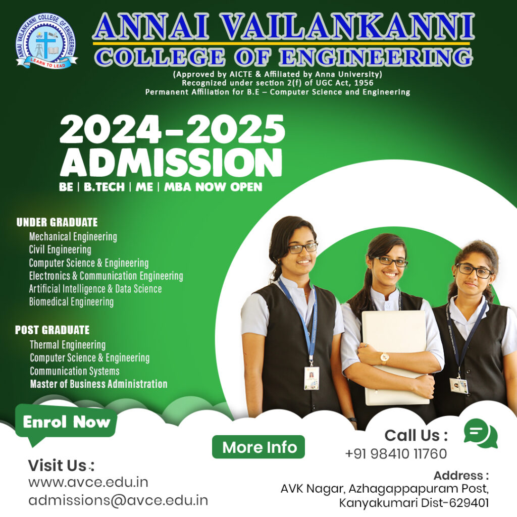 Home - Annai Vailankanni College of Engineering